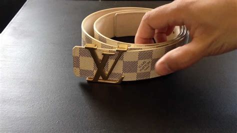 authentic lv belt vs fake|louis vuitton belt checkered.